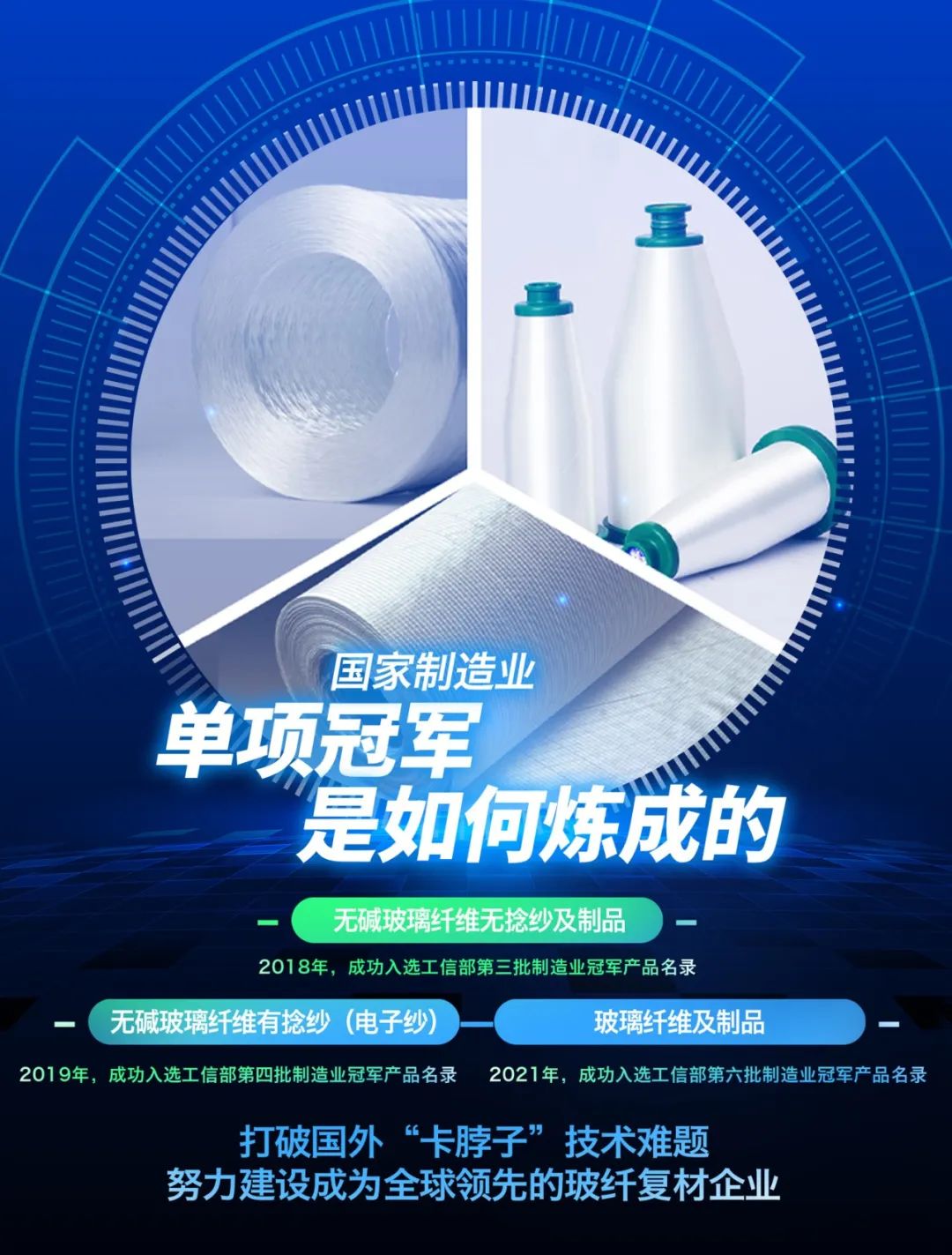 		制造业单项冠军“炼成记” | 泰山玻纤：守正立异，，，起劲建设全球领先的玻纤复材企业_责任动态_尊龙凯时集团有限公司	