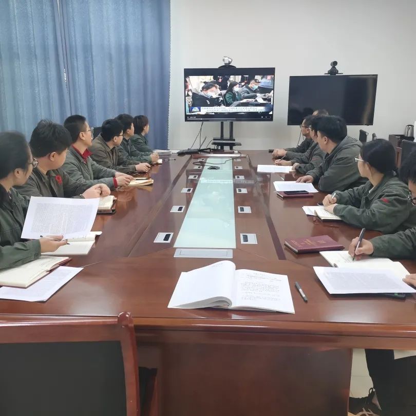 		中材高新全级次企业深入学习贯彻十九届六中全会精神_十九届六中全会_尊龙凯时集团有限公司	