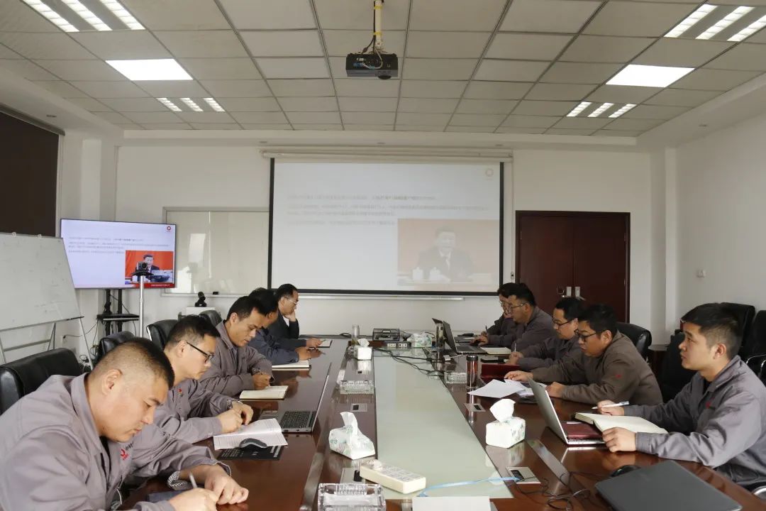 		中材高新全级次企业深入学习贯彻十九届六中全会精神_十九届六中全会_尊龙凯时集团有限公司	